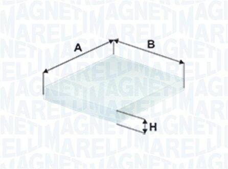 350203066410 MAGNETI MARELLI MAGNETI MARELLI BMW Фильтр салона (к-т. 2шт.) Mini,i3