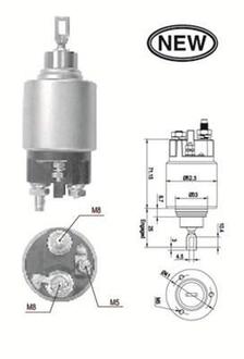 940113050554 MAGNETI MARELLI MAGNETI MARELLI Втягивающее реле стартера CITROEN Jumper 2,0 9-, Berlingo 1,8 97-