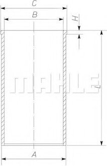 002WV 04 MAHLE / KNECHT Гільза