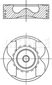 0045602 MAHLE / KNECHT Поршня, CDI 88.5mm, (палец d=30)