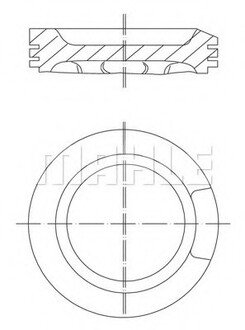 0330401 MAHLE / KNECHT Поршень