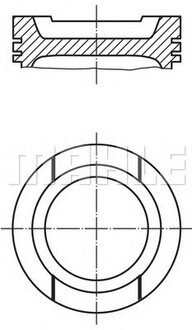 0332002 MAHLE / KNECHT Поршень