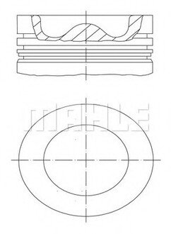 0384300 MAHLE / KNECHT Поршень