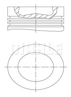 0385600 MAHLE / KNECHT Поршень