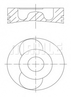 061 53 00 MAHLE / KNECHT Поршень двигуна