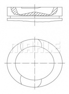 209 73 00 MAHLE / KNECHT Поршень rvi dxi 11 eu4/5 123.01mm (пр-во mahle)