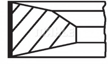 20973N0 MAHLE / KNECHT Кільця поршневі,комплект