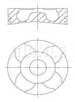 2291400 MAHLE / KNECHT Поршень