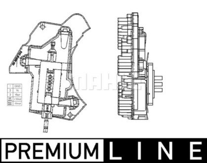 ABR24000P MAHLE / KNECHT Блок управління обігрівачем Mercedes W202. W210