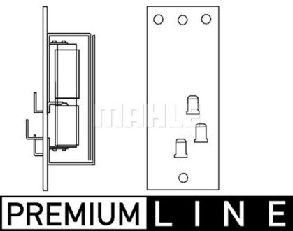 ABR 83 000P MAHLE / KNECHT Регулятор печки, MAN F 90 / M 90