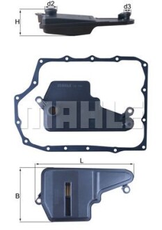 Фільтр АКП Mazda 3 13-/6 12- (в разработке) MAHLE / KNECHT HX193D