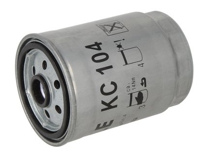 KC104 MAHLE / KNECHT Фильтр топливный volvo (пр-во knecht-mahle)