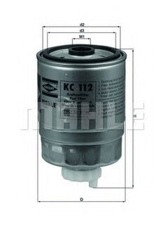 KC112 MAHLE / KNECHT Фільтр палива