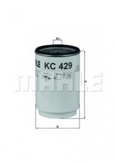KC429D MAHLE / KNECHT Фільтр палива