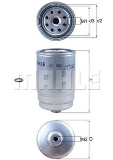 KC605D MAHLE / KNECHT Фільтр паливний