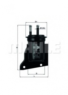 KL135 MAHLE / KNECHT Фільтр палива