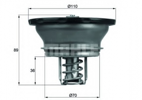 THD 3 82 MAHLE / KNECHT Термостат системи охолодження двигуна