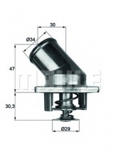 TI 3 92 MAHLE / KNECHT Термостат системи охолодження двигуна