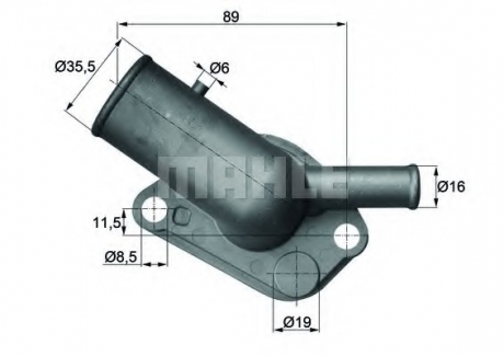 TI 64 87 D MAHLE / KNECHT Термостат системи охолодження двигуна