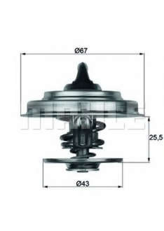 TX 18 79 MAHLE / KNECHT Термостат системи охолодження двигуна