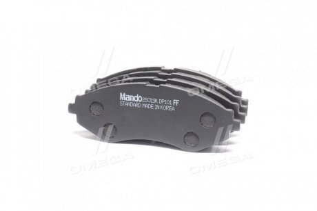 MPD03 MANDO Колодки торм.дисковые передн. daewoo lanos 1.6 16v (пр-во mando)
