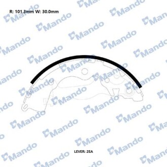 Колодки дискового тормоза MANDO RMLH15
