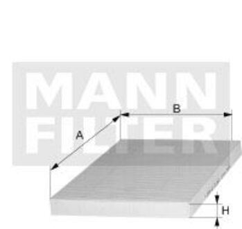 CU 36 003 MANN CU36003 (MANN) Фільтр салону