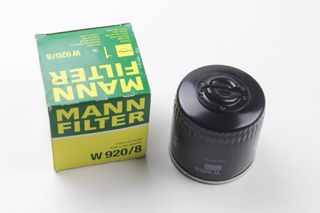W 920/8 MANN Фильтр масл. (пр-во MANN)