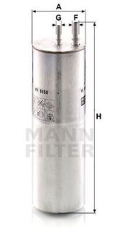 WK8058 MANN Паливний фільтр