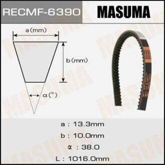 6390 MASUMA Ремень клиновой рк.6390, 13x1016 ммMERCEDES-BENZ SPRINTER (6390) MASUMA