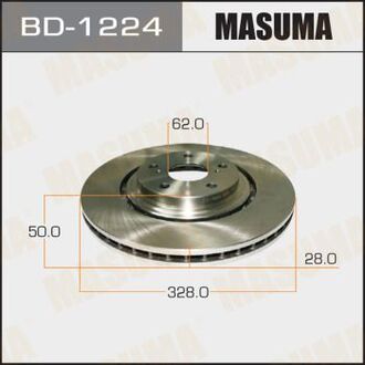 BD1224 MASUMA Диск тормозной (Кратно 2 шт)