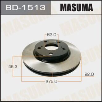 BD1513 MASUMA Диск тормозной (Кратно 2 шт)