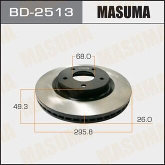BD2513 MASUMA Диск тормозной (Кратно 2 шт)