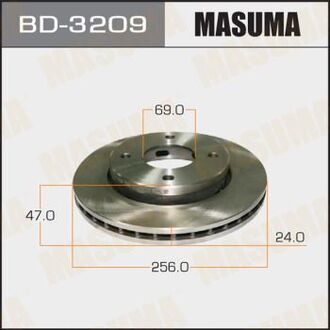 BD3209 MASUMA Диск тормозной (Кратно 2 шт)
