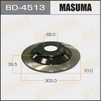BD4513 MASUMA Диск тормозной задний Mazda CX-30 4WD (19-), CX-5 (11-) (Кратно 2 шт)