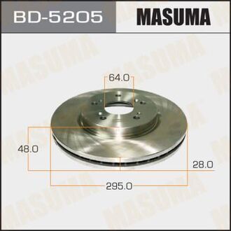 BD5205 MASUMA Диск тормозной (Кратно 2 шт)