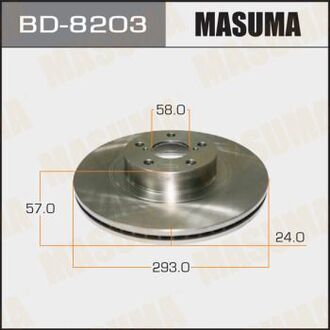 BD8203 MASUMA Диск тормозной передний FORESTER IMPREZA 01-(Кратно 2 шт) (BD8203) MASUMA