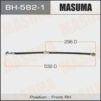 BH5821 MASUMA Шланг тормозной (BH5821) MASUMA