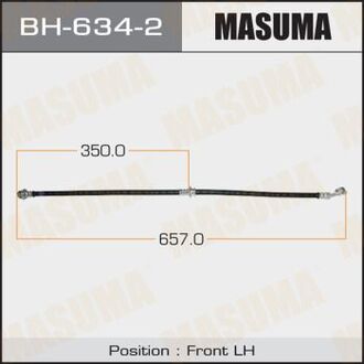 BH6342 MASUMA Шланг тормозной (BH6342) MASUMA