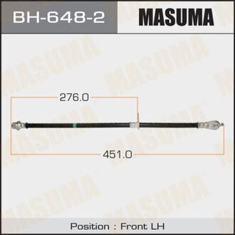 BH6482 MASUMA Шланг тормозной (BH6482) MASUMA