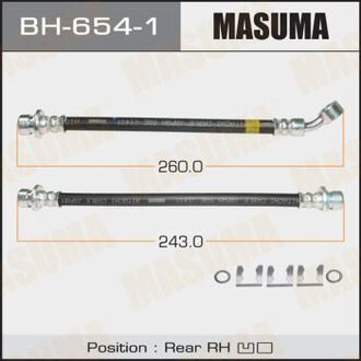 BH6541 MASUMA Шланг тормозной (BH6541) MASUMA