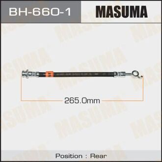 BH6601 MASUMA Шланг тормозной (BH6601) MASUMA
