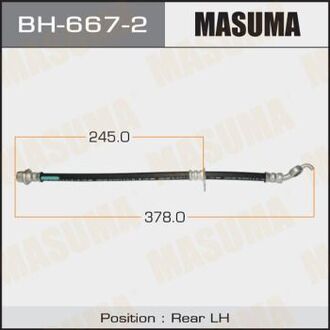 BH6672 MASUMA Шланг тормозной (BH6672) MASUMA