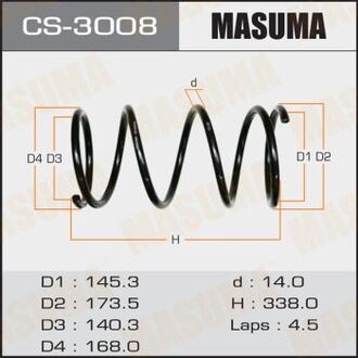 CS3008 MASUMA Пружина подвески