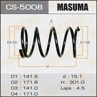 CS5008 MASUMA Пружина (CS5008) MASUMA