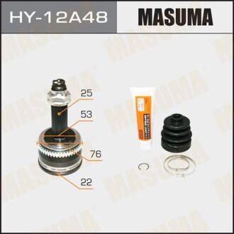 HY12A48 MASUMA ШРУС наружный Hyundai Getz (02-06) (нар:25/вн:22/abs:48) (HY12A48) Masuma