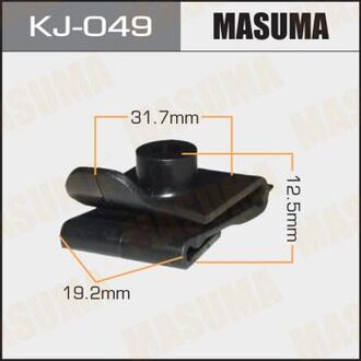 KJ-049 MASUMA Клипса (пластиковая крепежная деталь).