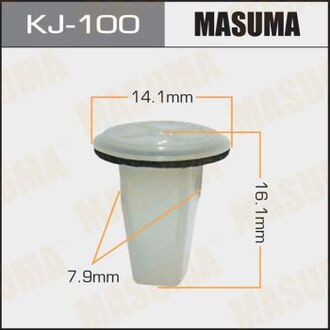 KJ-100 MASUMA Клипса (пластиковая крепежная деталь).