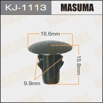KJ1113 MASUMA Клипса автомобильная, андапка, пистон крепления защиты 10 мм Toyota 4Runner, Hi-Lux, LC90, LC150, Pr