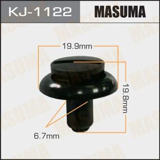 KJ-1122 MASUMA Клипса (пластиковая крепежная деталь)
